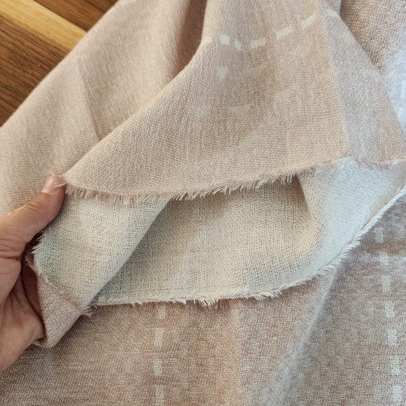 Gentle Fawn Anthropologie Hermosa Kimono Shawl Poncho Light Pink Womens M/L - Picture 8 of 12